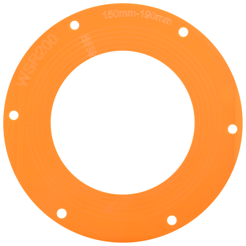 Tiivisterenkaat pikakiinnitykseen DSSV, leikkausreikä Ø 100–600 mm